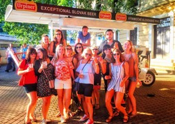 Prosecco Bike and hen party in Bratislava