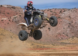 Quad Bike in Air