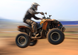 Quad Biking Mid Air