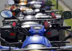 Quad Bikes Parked Up