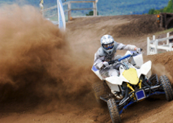 Quad Biking and kicking up dust