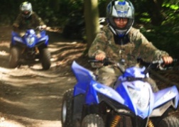 Quad Bikers Stag Do Trekking in Woods Birmingham 