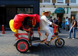 Rickshaw in London