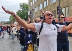 silent disco stag dancing