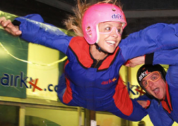 Lady Indoor Skydiving