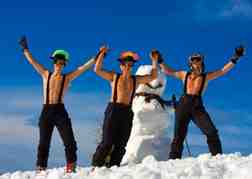 Men With Snowman