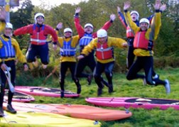 Stag Party getting ready to do something SUPing 