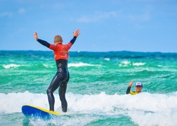 Surf taster session success in Newquay