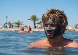 Face Mask on a man from a stag party