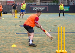 Stag party playing turbo cricket in Bournemouth