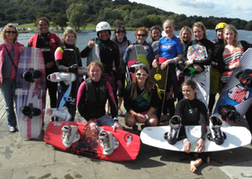 Hen Party about to go wake boarding