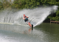 Man Water skiing
