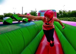 hen party taking part in Welsh Games Cardiff 