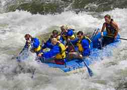 White Water Rafting group