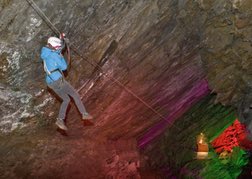 Zip Wire in the Caverns