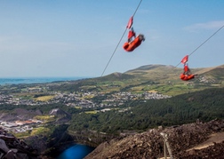 Hen Party on the Velocity Zip Wire