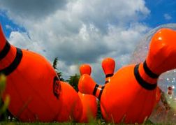 Zorb Skittles activity in Milton Keynes