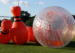 Zorb Skittles activity in Milton Keynes