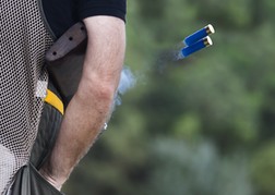 Clay Pigeon Shooting Spent Cartridges