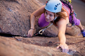 Lady Climbing