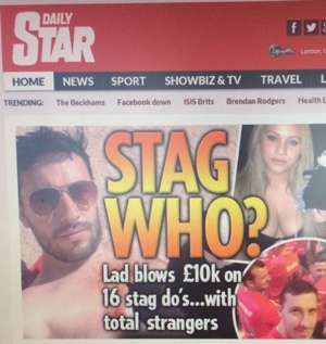 Stag Do Story on the Daily Star