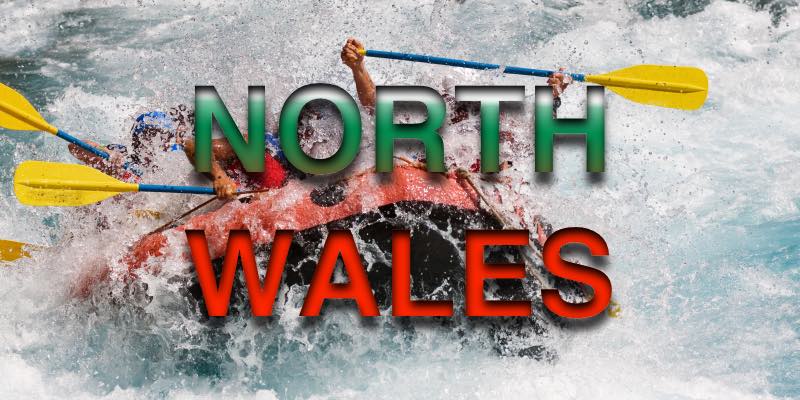 White Water Rafting with North Wales wording